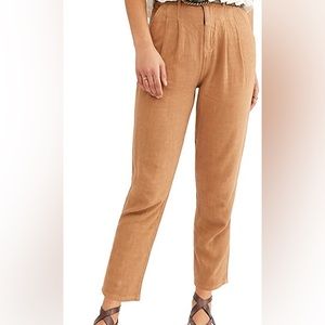 Free People Womens Pleat Front Pants